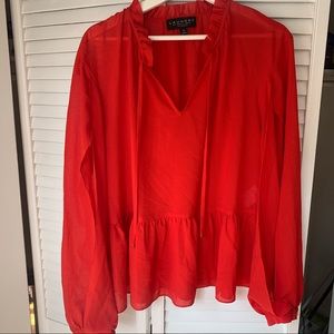 Laundry by Shelli Segal Red Blouse
